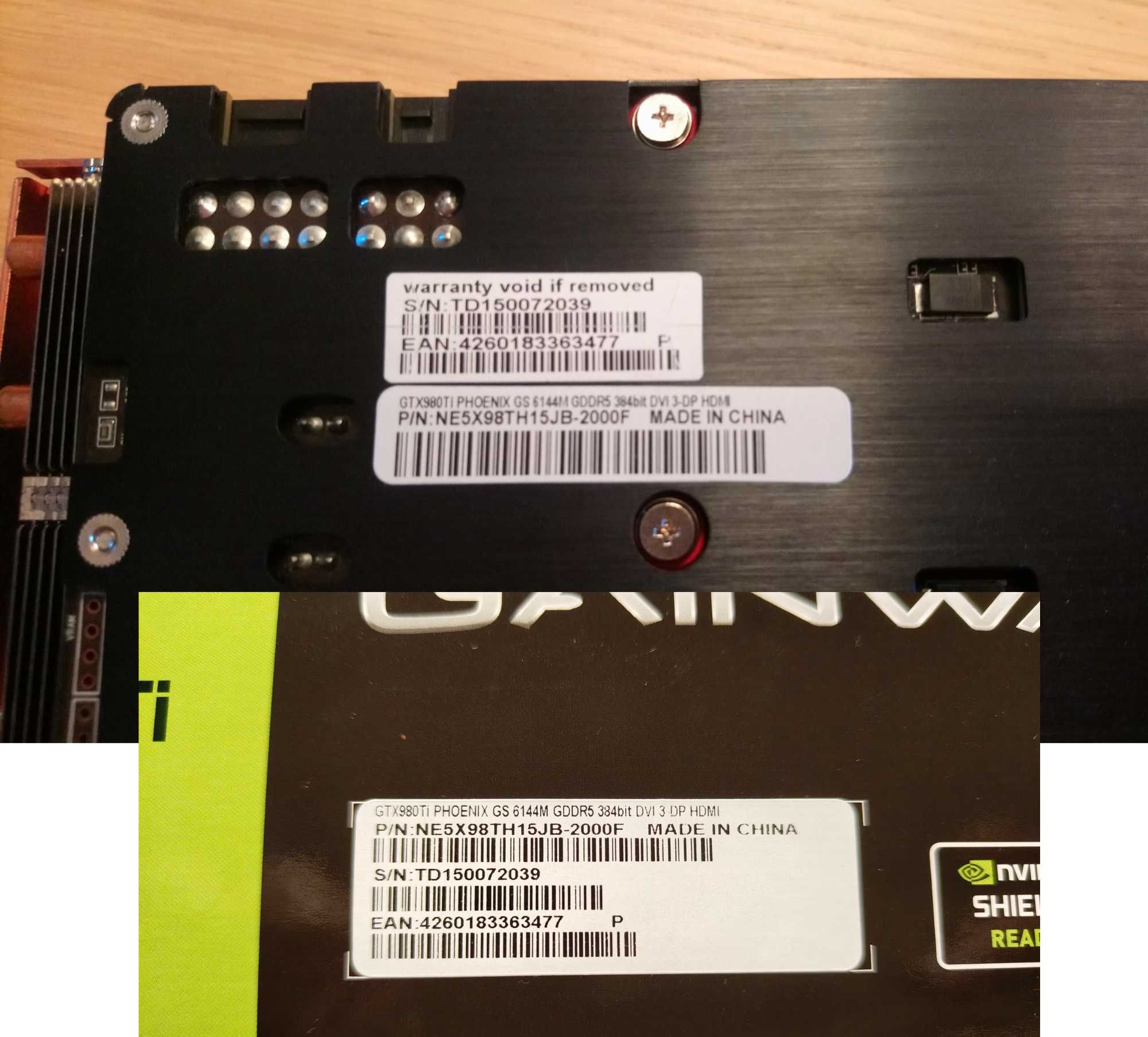 Karta graficzna Gainward Phoenix GS GeForce GTX 980 Ti 6GB