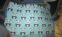 Mufka do wózka ogrzewacz dłoni rękawiczki panda nowa