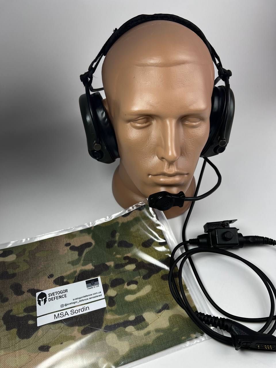 Навушники військові MSA Sordin Neckband, Олива 40766