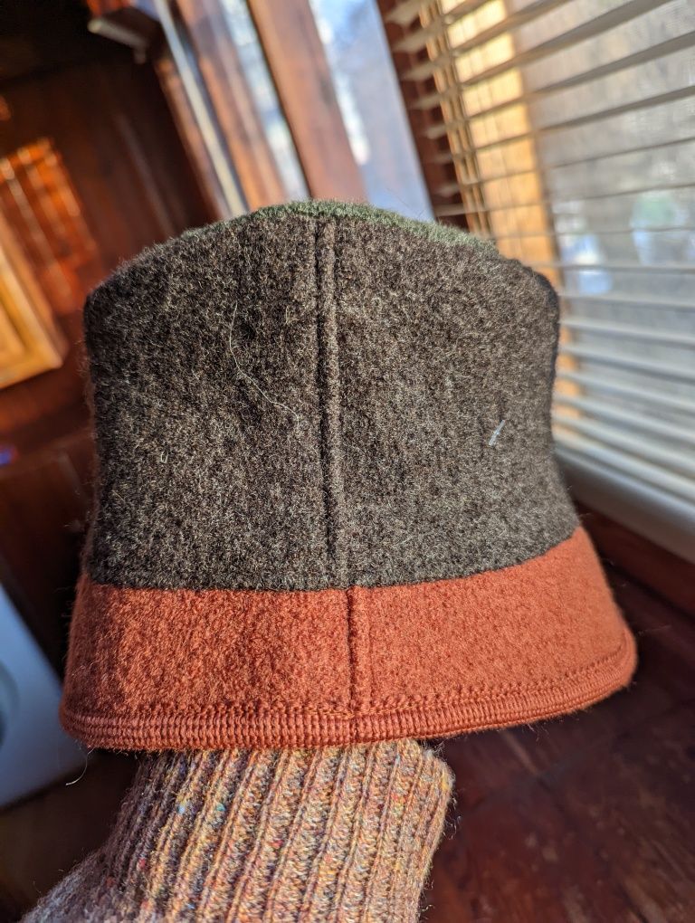 Вовняний жіночий капелюх шляпка Панама ретро wool