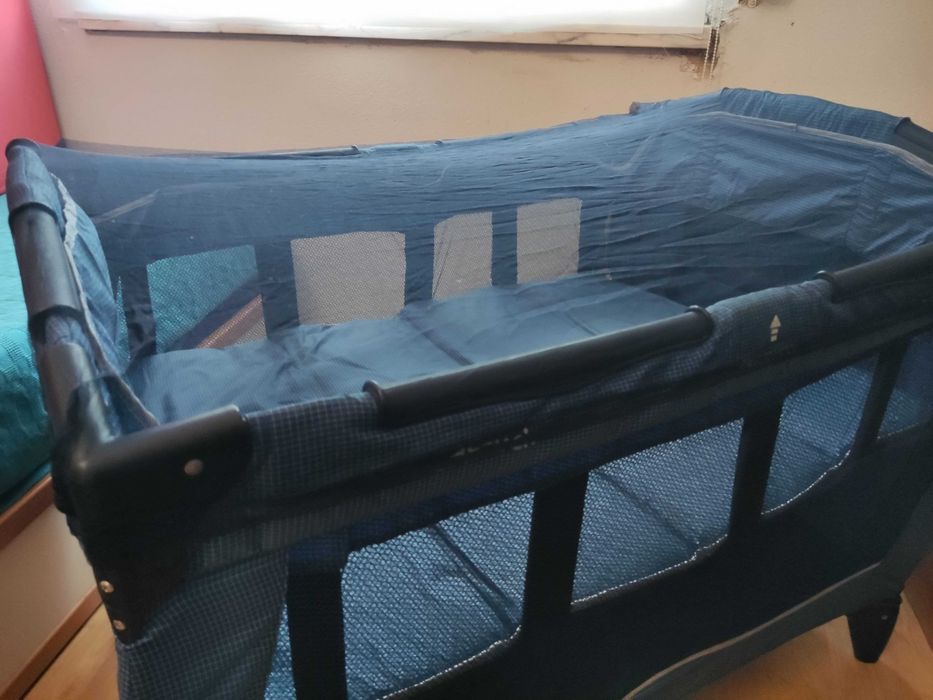 Cama de viagem HAUCK 3 em 1 (com estrado elevatório recém-nascido)