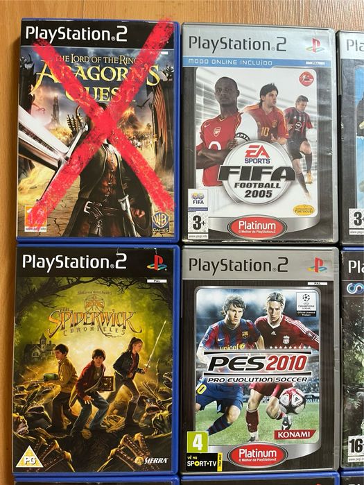 Jogos Playstation 2 em ótimo estado