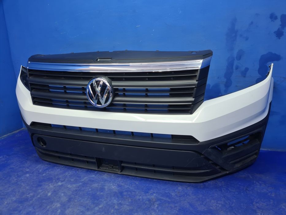 ZDERZAK przedni kompletny grill chrom VW CRAFTER 7C0 17- oryginał OEM