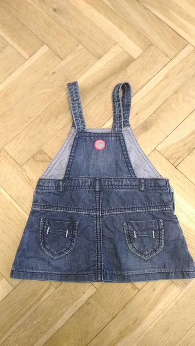 Spódniczka ogrodniczka jeans r. 62+ polska jakość