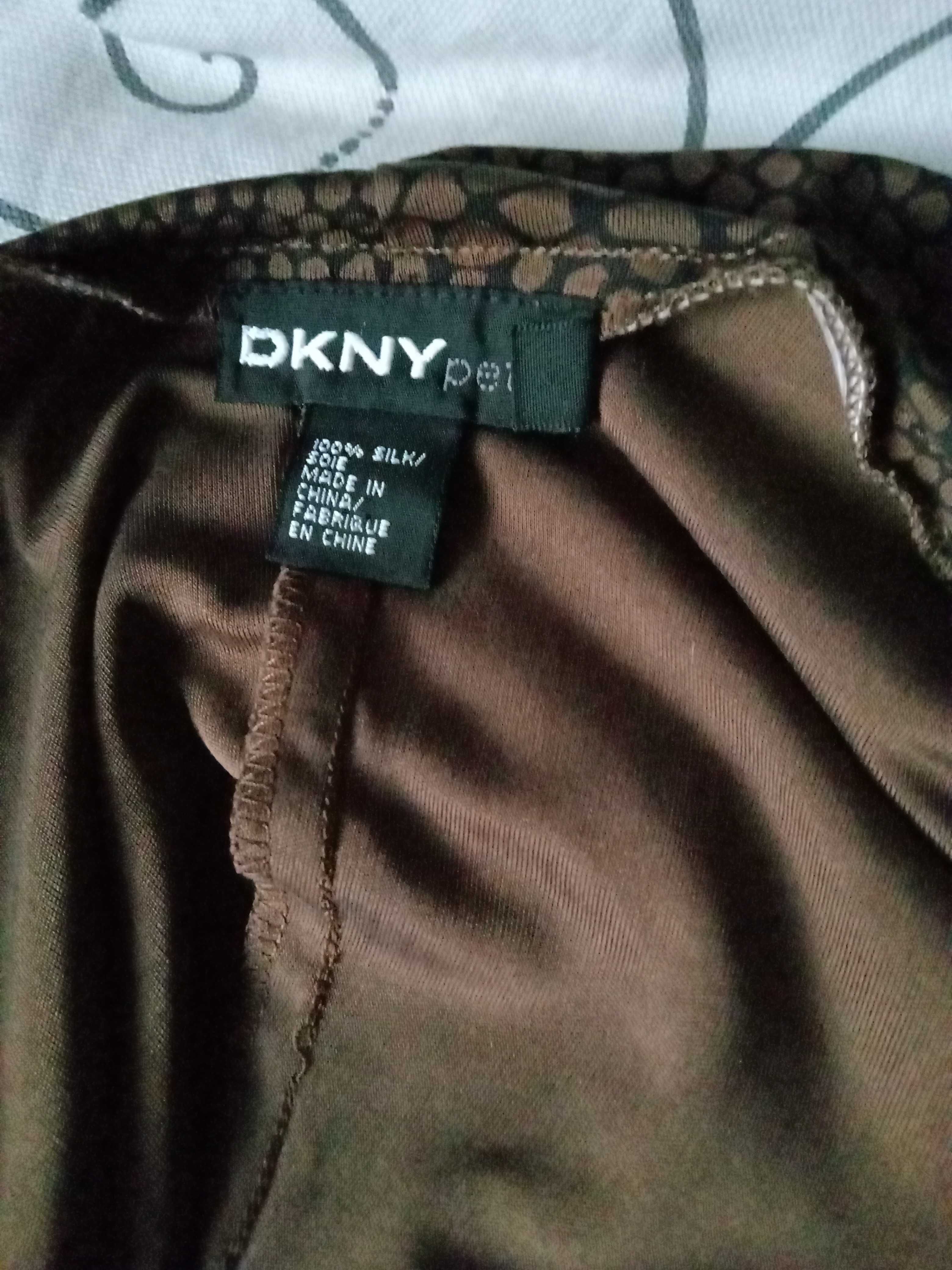 Spódnica DKNY 36 jedwabna