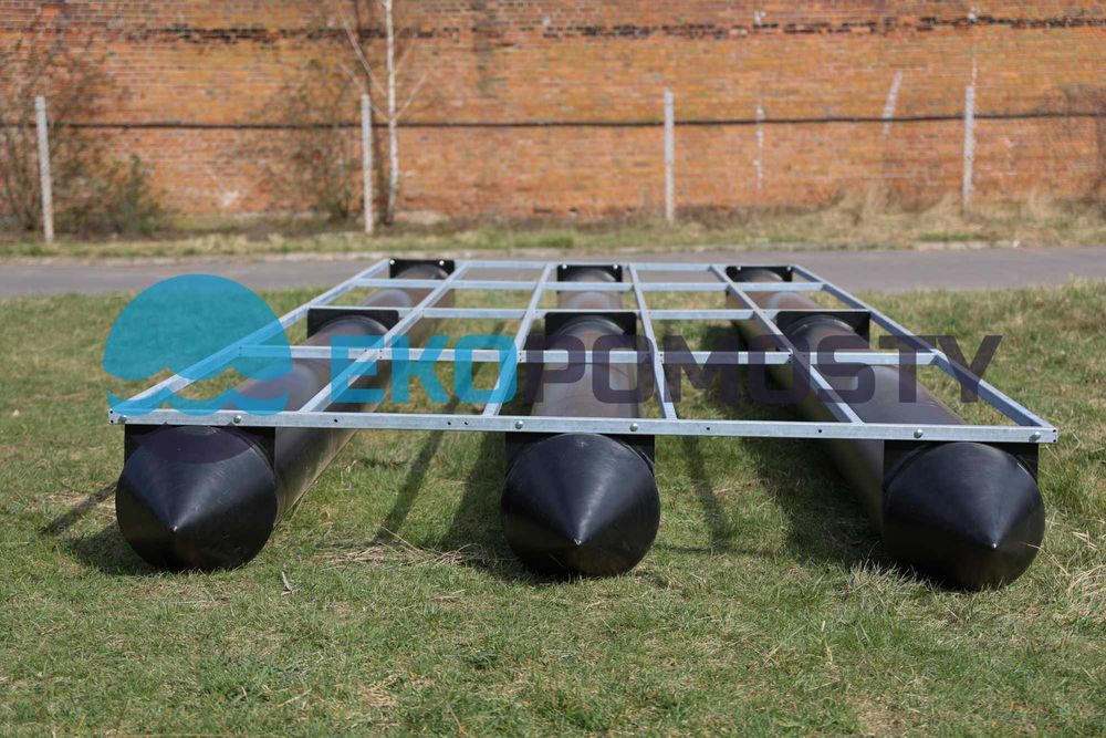OD RĘKI! - Pomost pływający, platforma pływająca, tratwa 6x2,4m