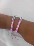 Pulseira de misangas - personalizada