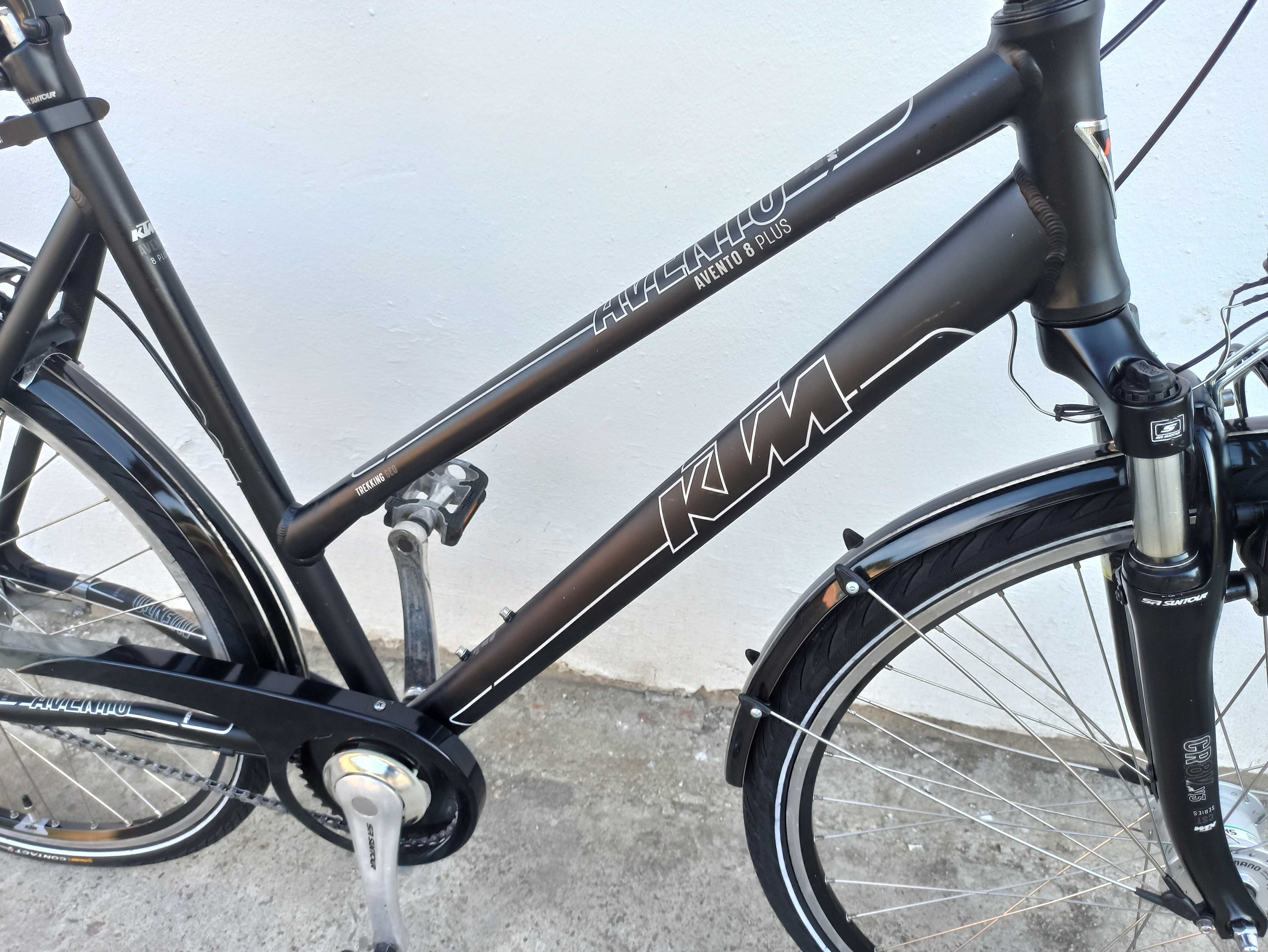 Rower miejski KTM Avento 8 Plus Shimano Nexus 8 koła 28" na 170-185 cm