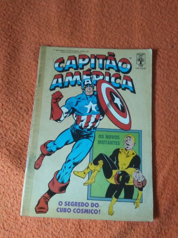 Livros BD capitão América/Marvel