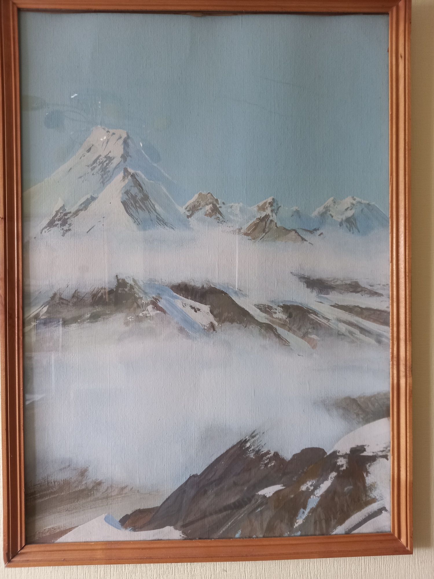Картина "Горы" Написана 1986 году