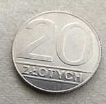 Moneta 20 zł z 1990 roku stan jak na zdjęciu