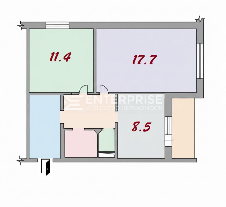 Продаж 2х кімнатної квартири, м. Оболонь,