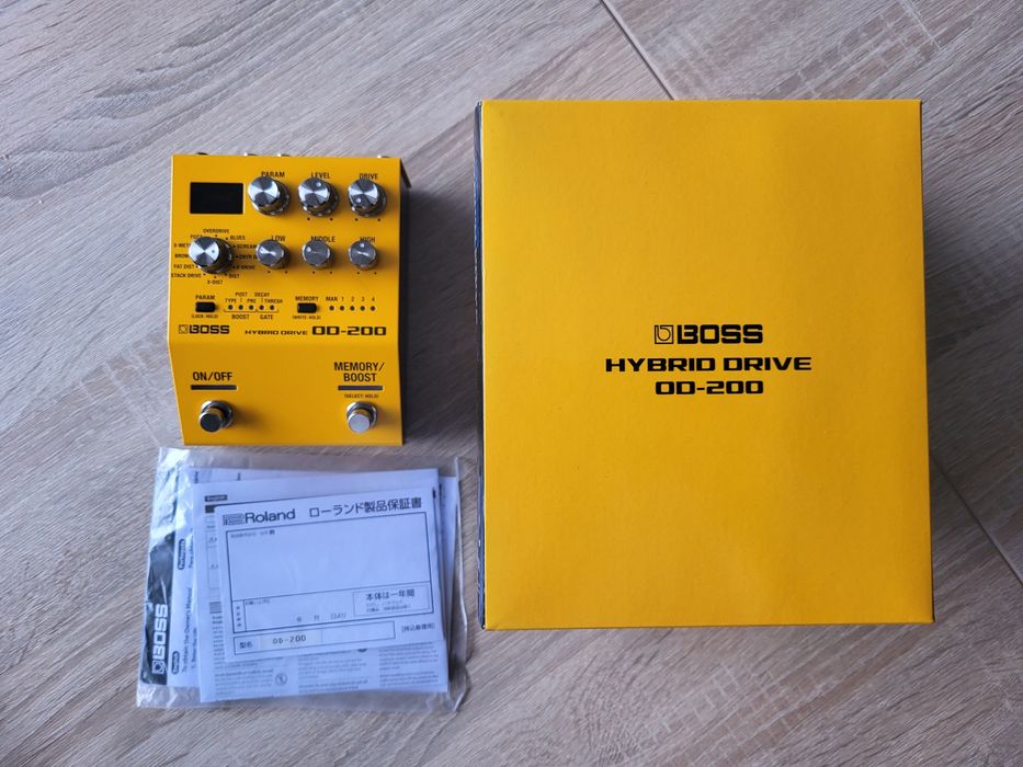 Boss OD-200 Hybrid Overdrive Distortion Przester Boost Fuzz Drive