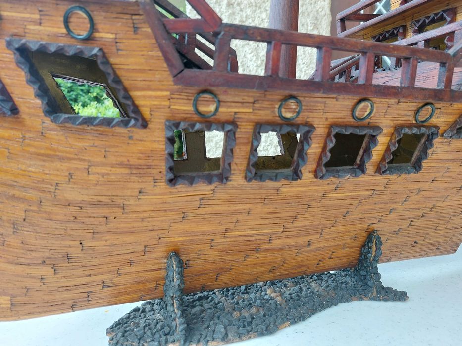 Barco madeira decoração