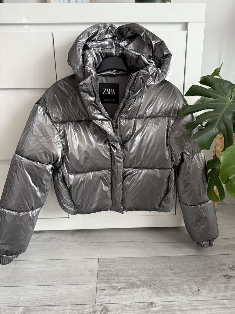 Kurtka zimowa Zara, puffer, XS