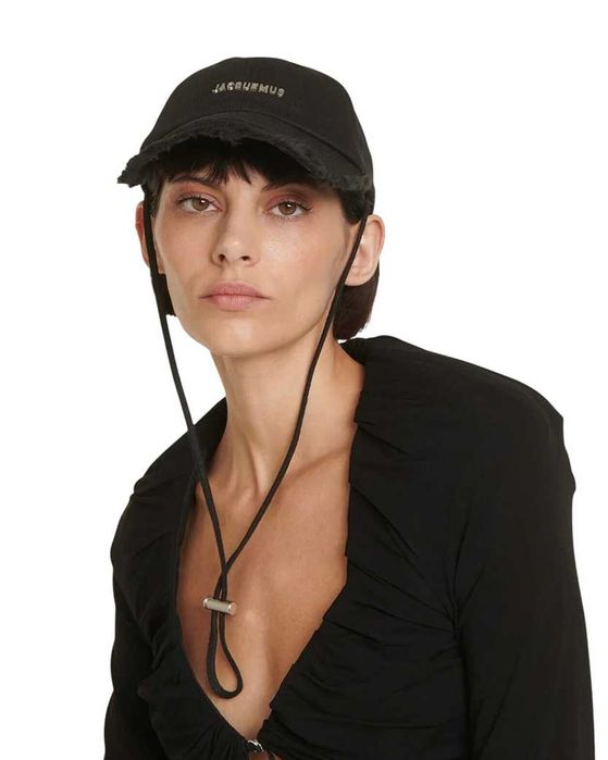 Кепка Jacquemus La Casquette Artichaut Baseball Cap Black