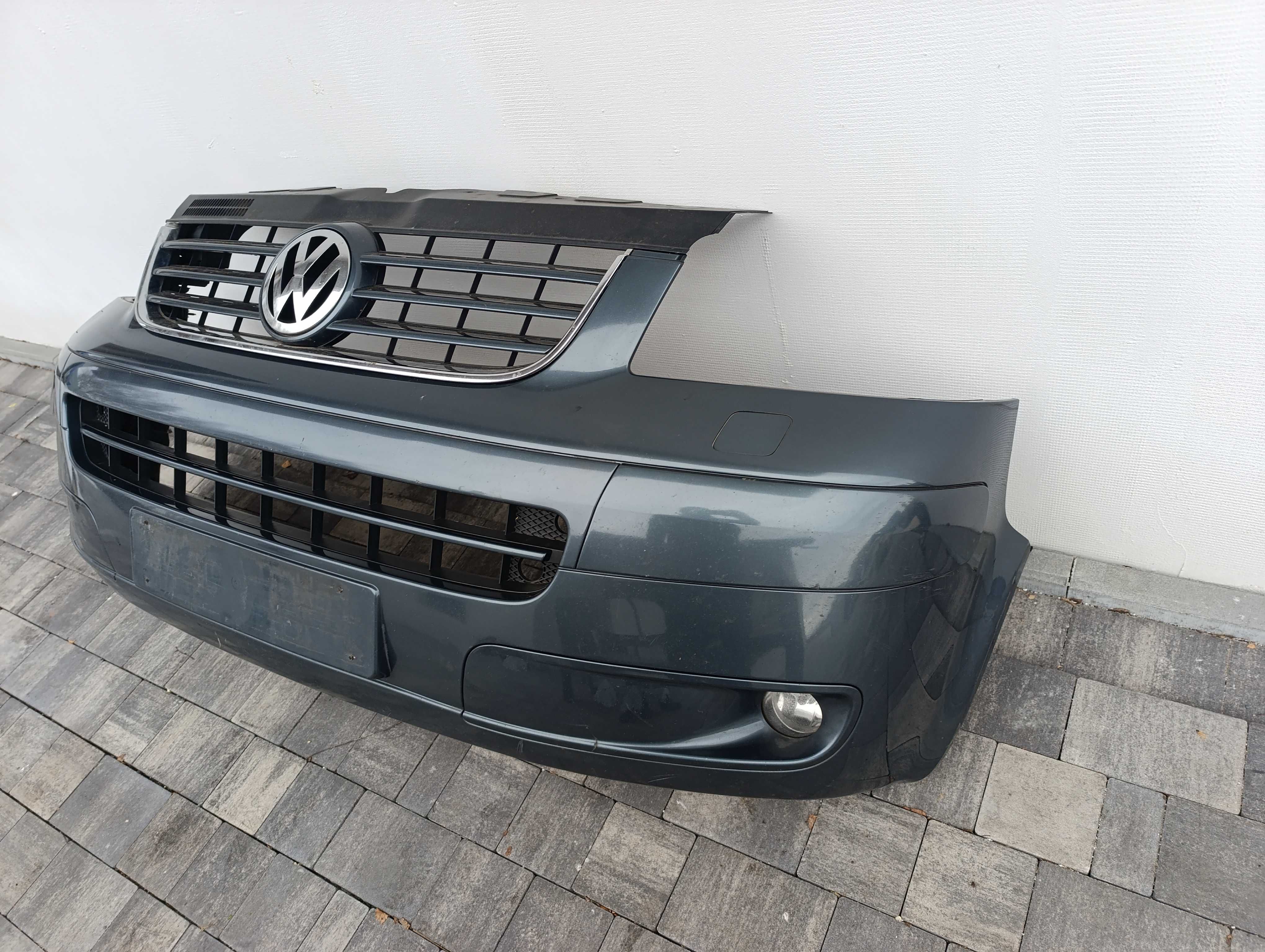 VW T5 multivan zderzak przedni kompletny xenon