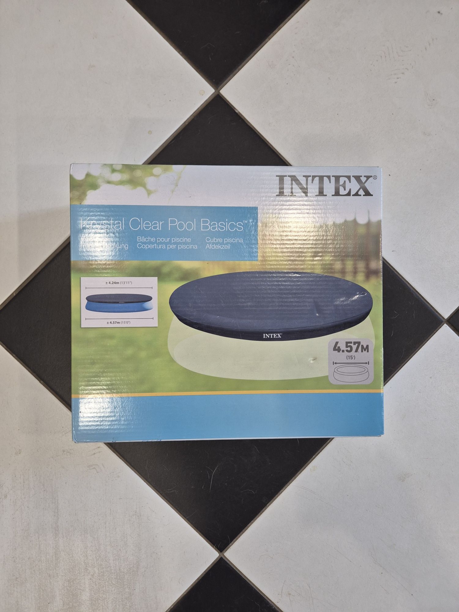 Pokrywa basenowa INTEX 4.57M NOWA
