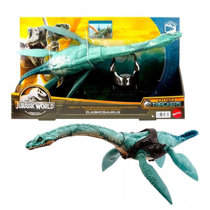 figurka jurassic world gigantic trackers elasmosaurus