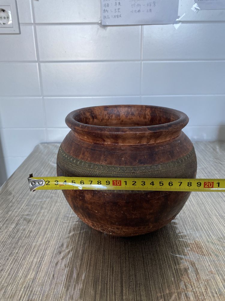 Vaso de cerâmica vintage