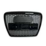 Atrapa Chłodnicy A6 C6 PLASTER Miodu Grill 04-12 Czarny Połysk