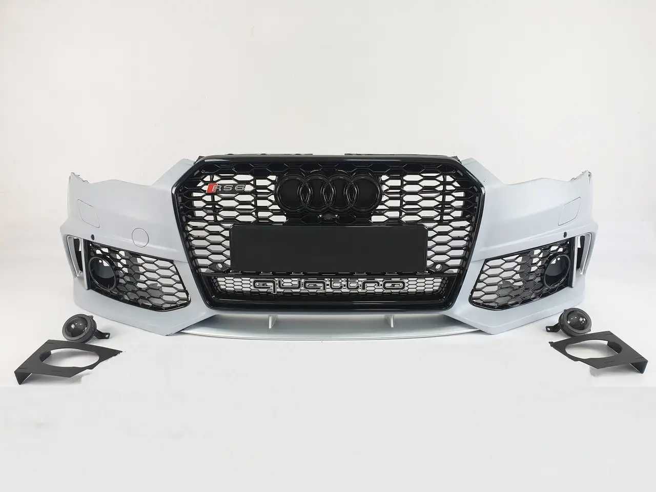 Бампер передний в стиле RS Audi A6 C7 LCI 2014-2018год.