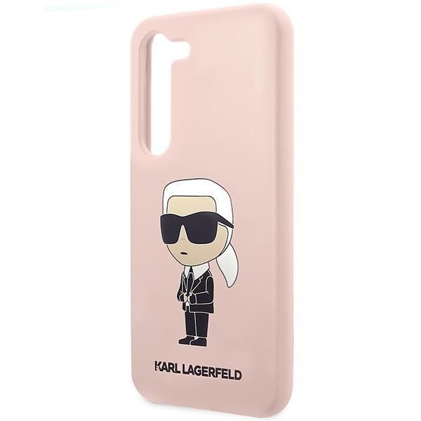 Etui Karl Lagerfeld Klhcs23Ssnikbcp S23 S911 Różowe Silicone Ikonik