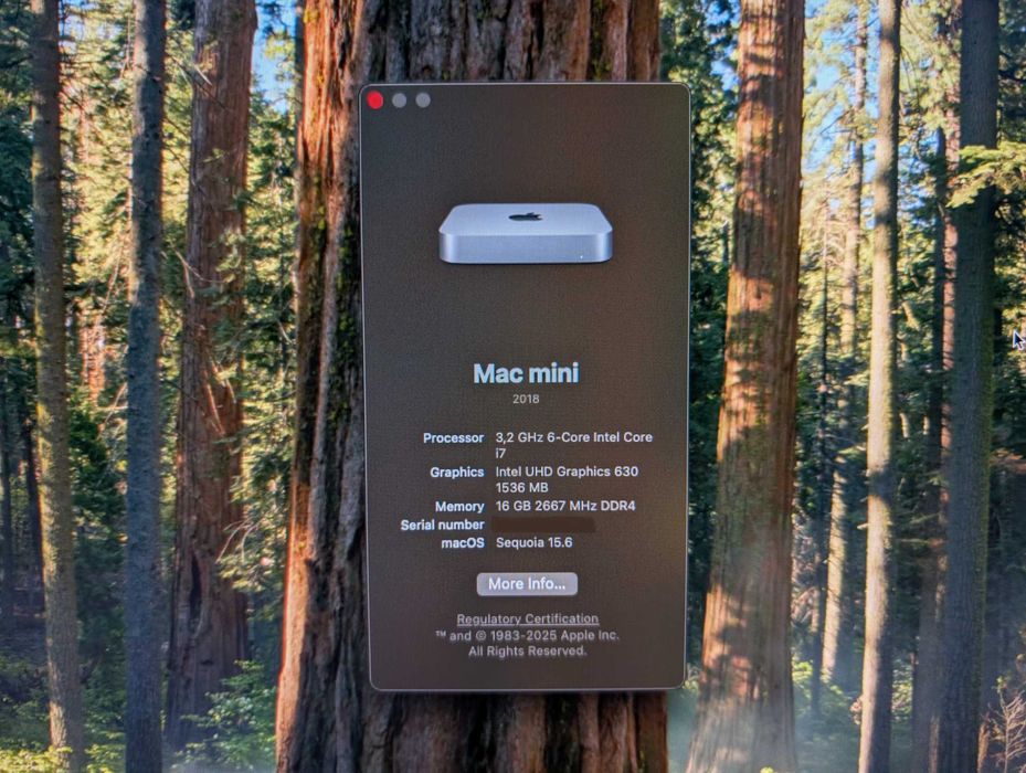 Mac mini (Late 2018) 3.2 6-core i7 16GB RAM 2TB SSD дуже гарний стан