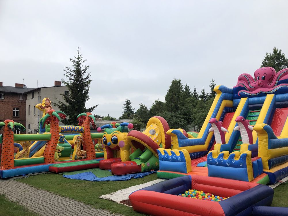 Wideobudka fotobudka 360 dmuchana zjeżdżalnia  byk rodeo eurobungee