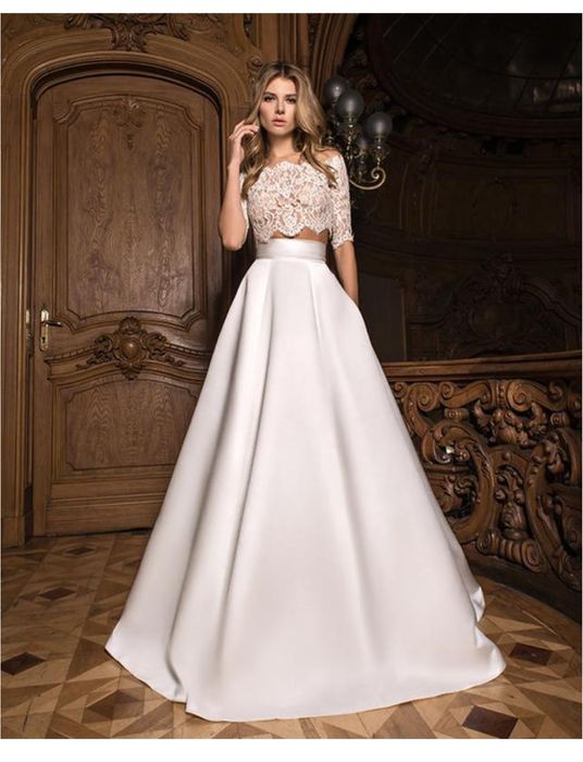 Юбка свадебная со шлейфом