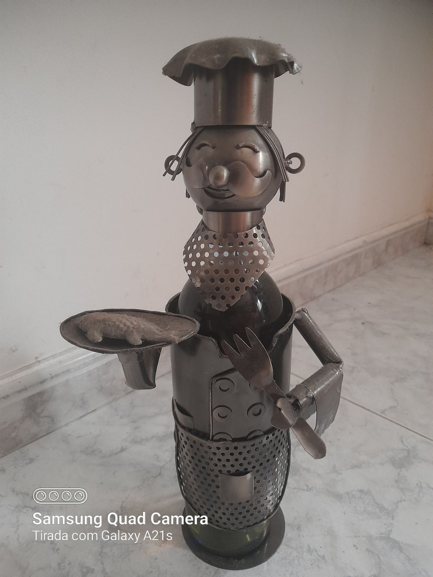 Decoração metálica