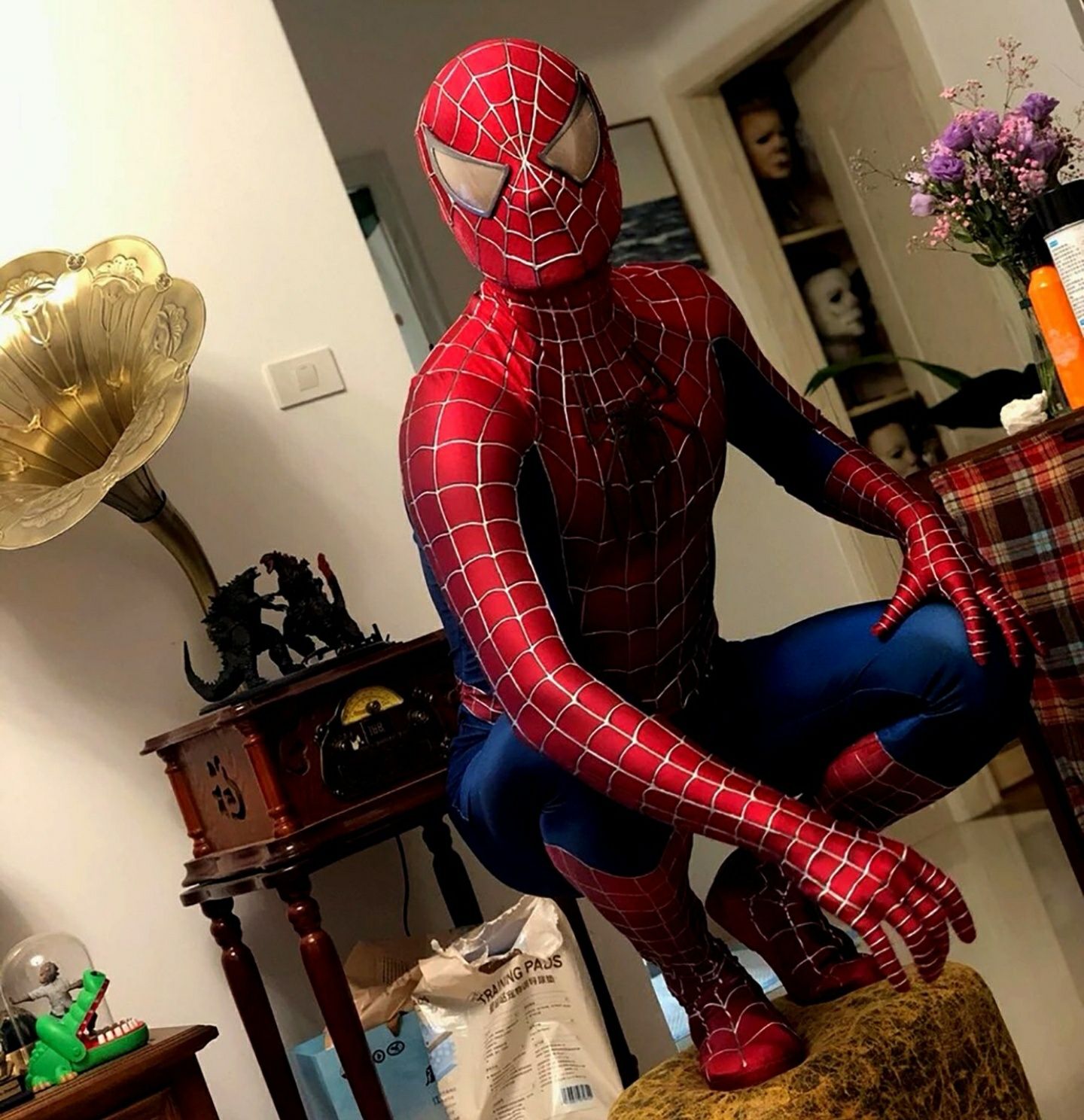 Fato e Máscara Homem Aranha Hollywood