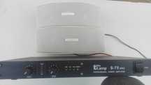 Colunas som ambiente Bose 151 e Amplificador The Amp 75 Mk2