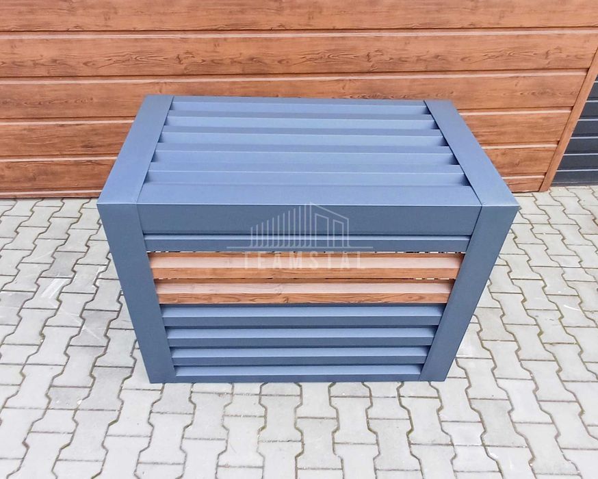 Osłona Klimatyzatora 90x50x70cm Antracyt Zabudowa Klimatyzacji  TS937