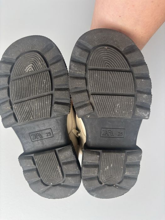 Zara botki traperki na jesień za kostkę 25