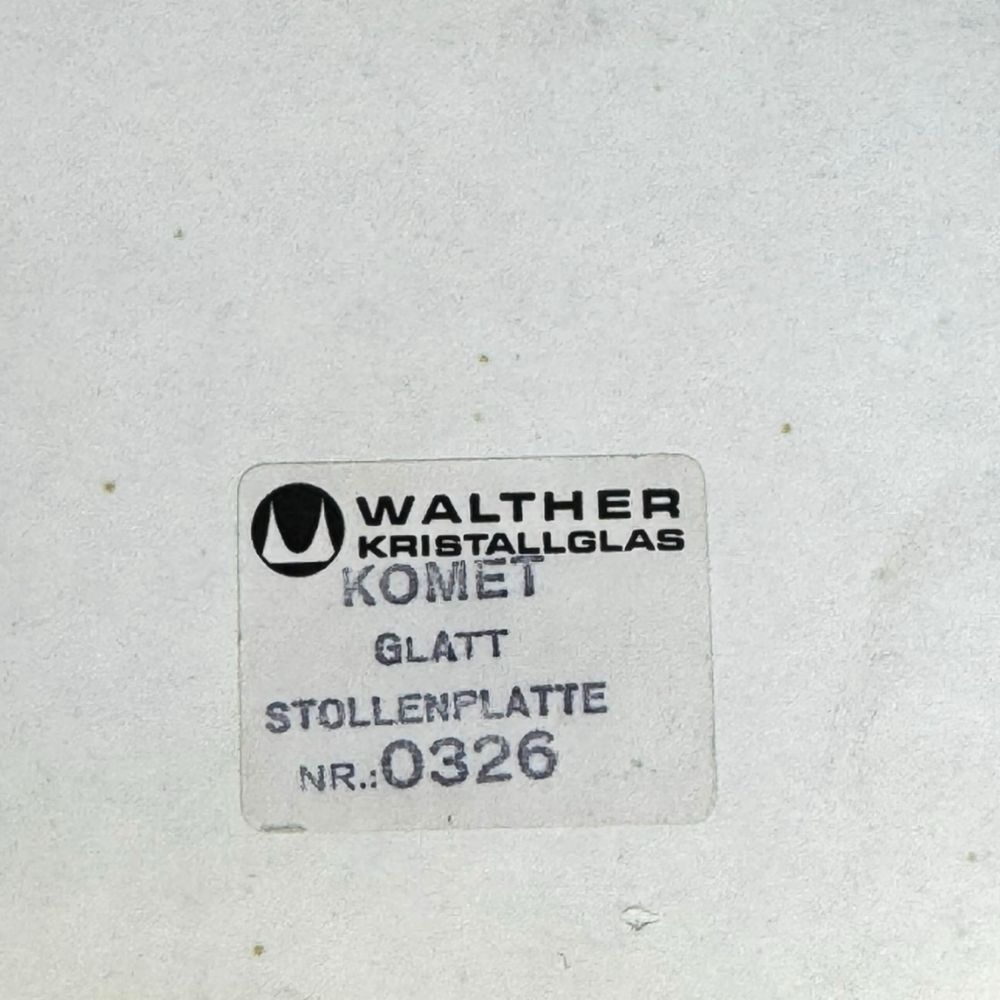 krzyształowy Półmisek patera taca Walther Glas Komet b41103