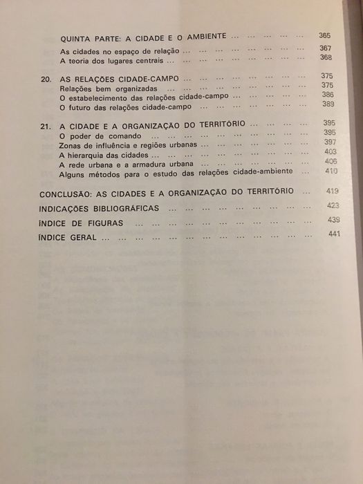 Princípios de Geografia Humana / Geografia Urbana