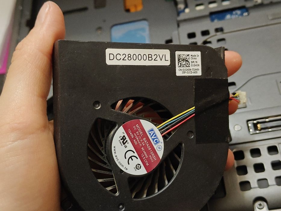 AVC BATA0815R5H Cooling Fan PN02, DC28000DDVL, 02K3K7, 5V 0.3A
