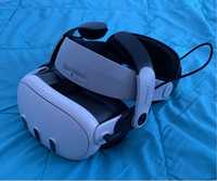 Oculus Meta Quest 3 + Jogo + Bobo VR + Bateria