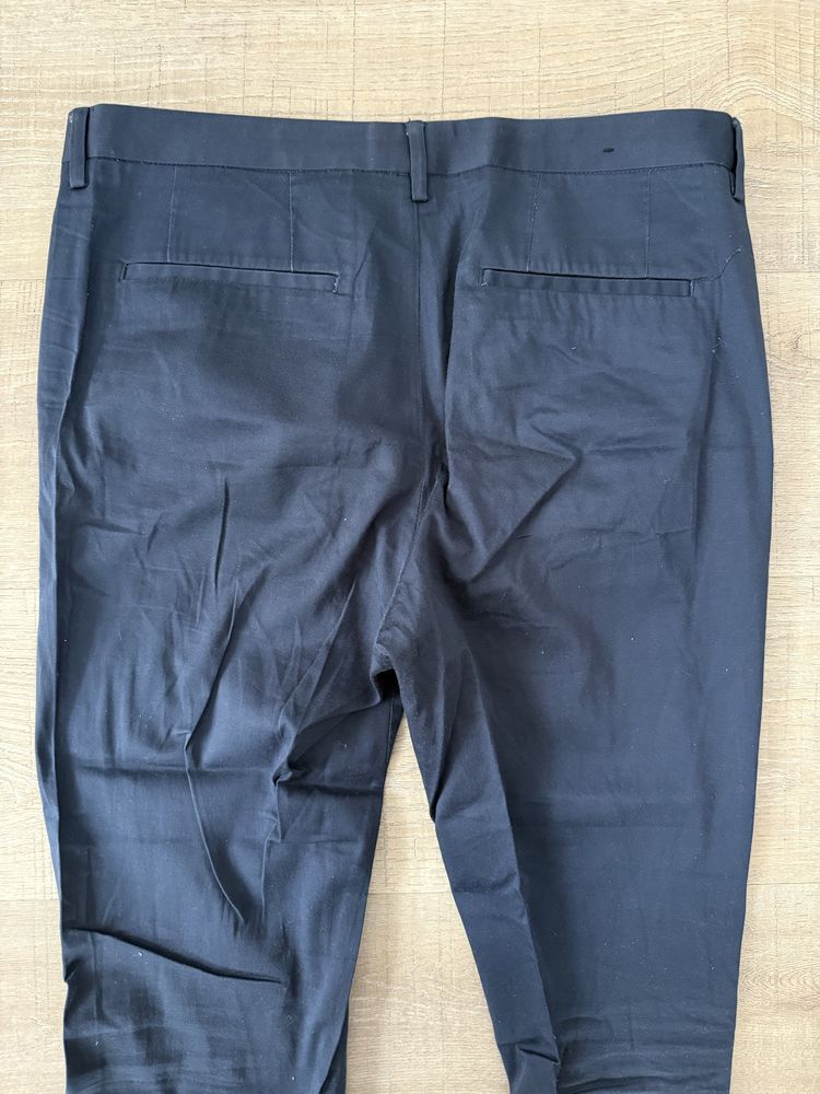 Eleganckie granatowe spodnie H&M