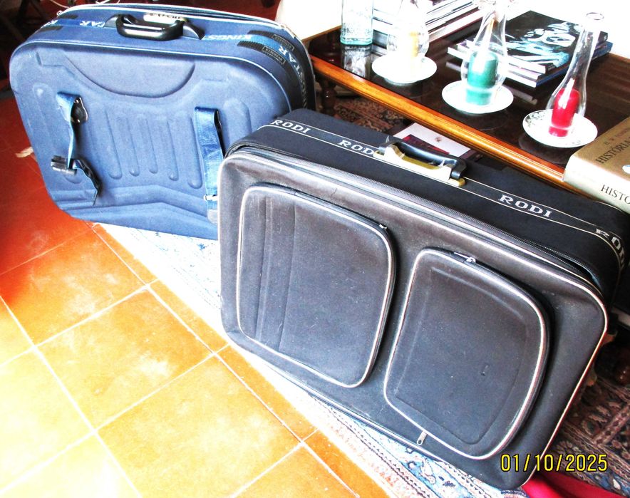 2 grandes malas para longas viagens