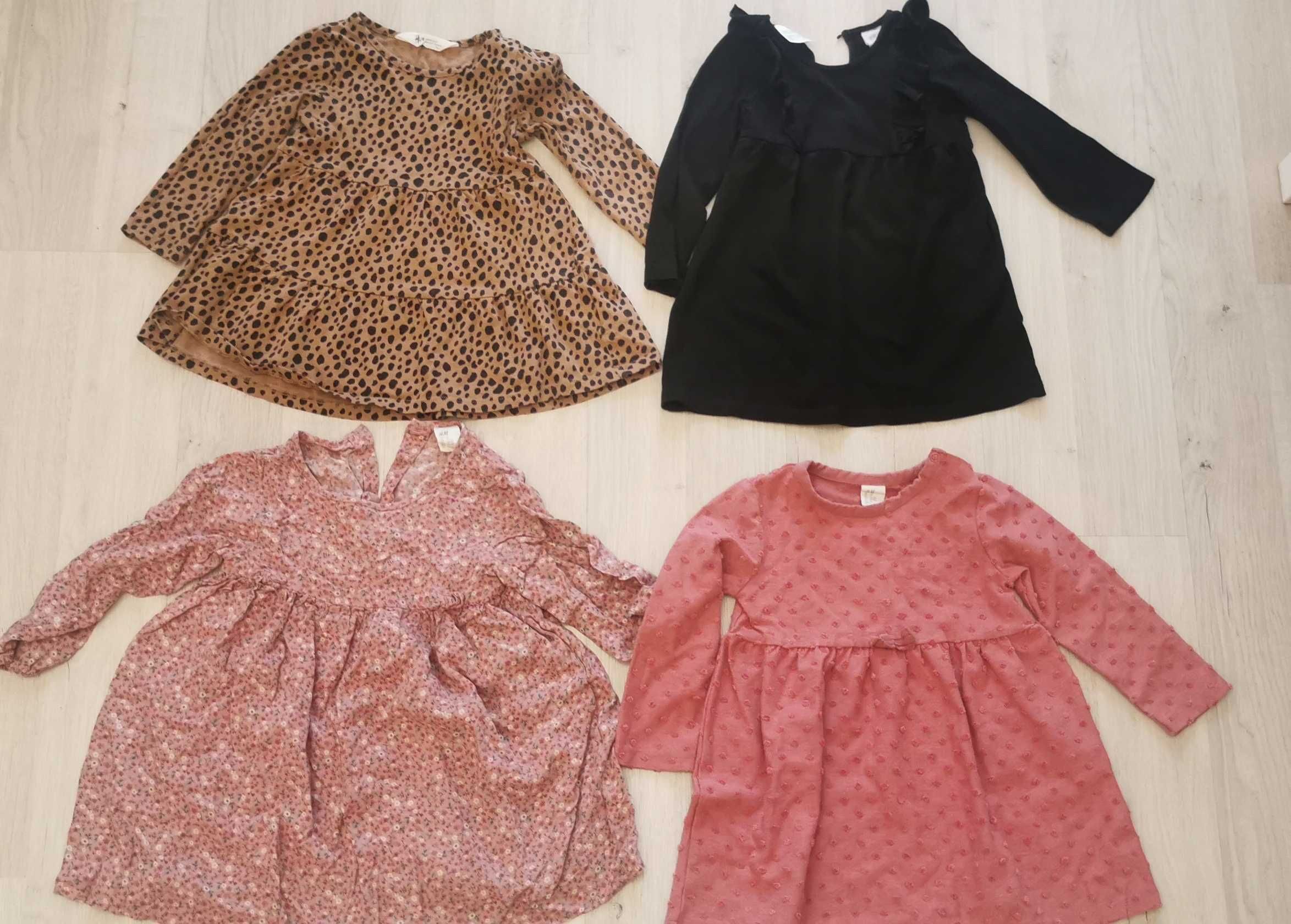 Zestaw 4 sukienek H&m r. 92