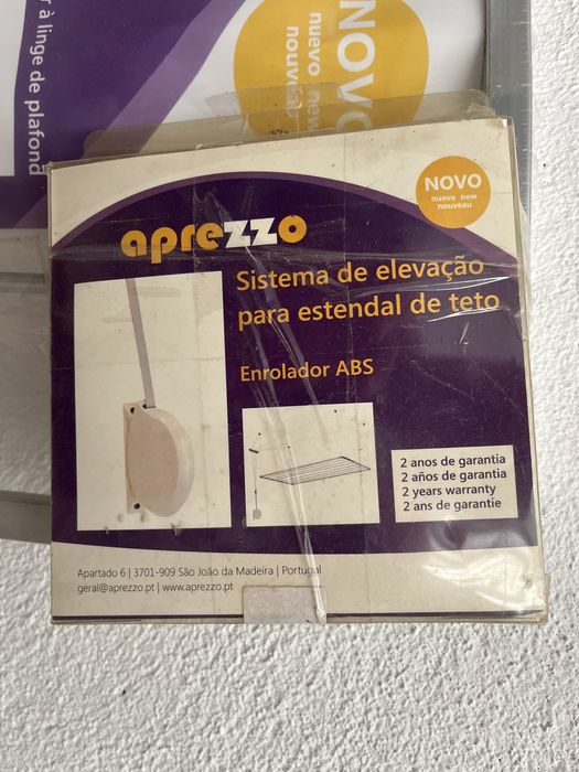 Estendal de tecto com enrolador NOVOS