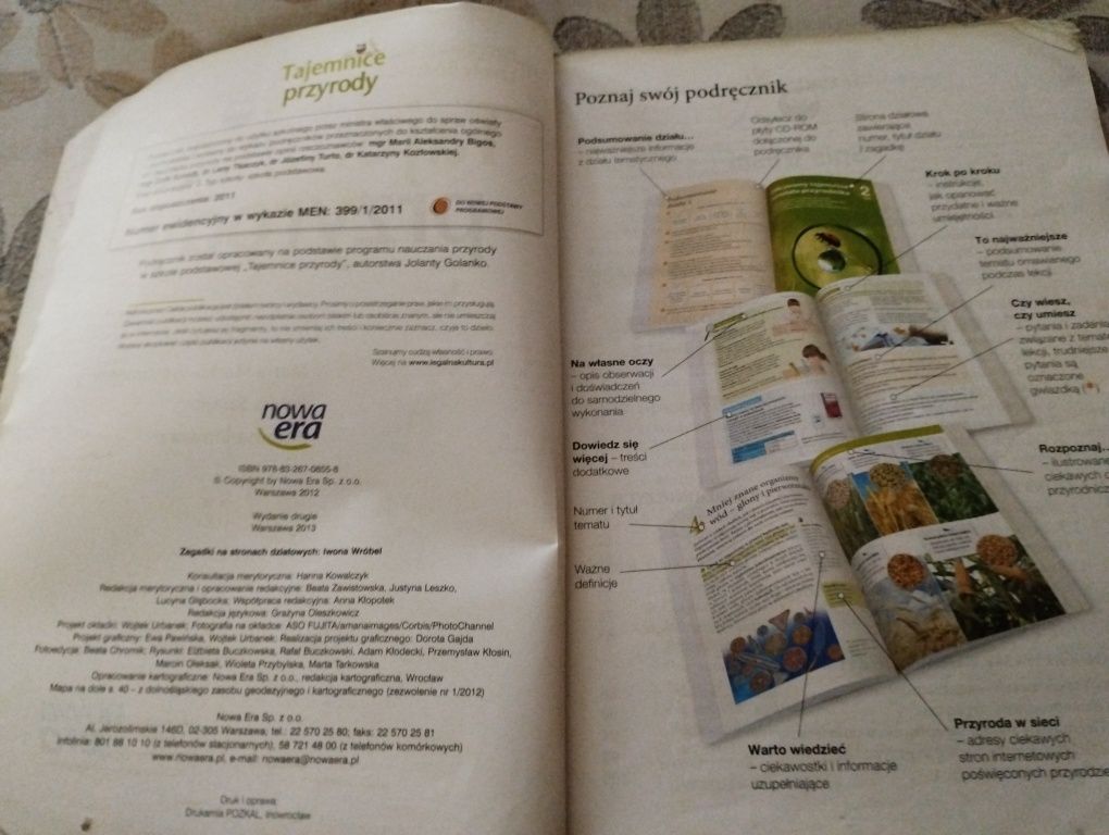 Tajemnice przyrody klasa 4 nowa era