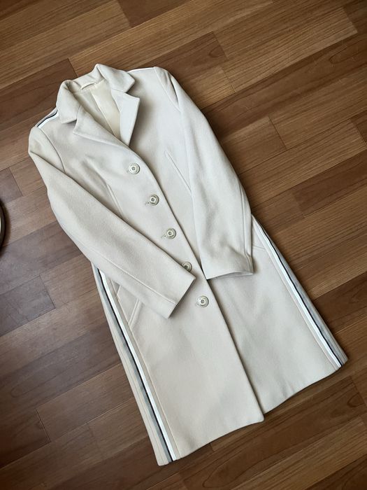 Пальто бежеве довжина міді розмір С, ресі розмір С