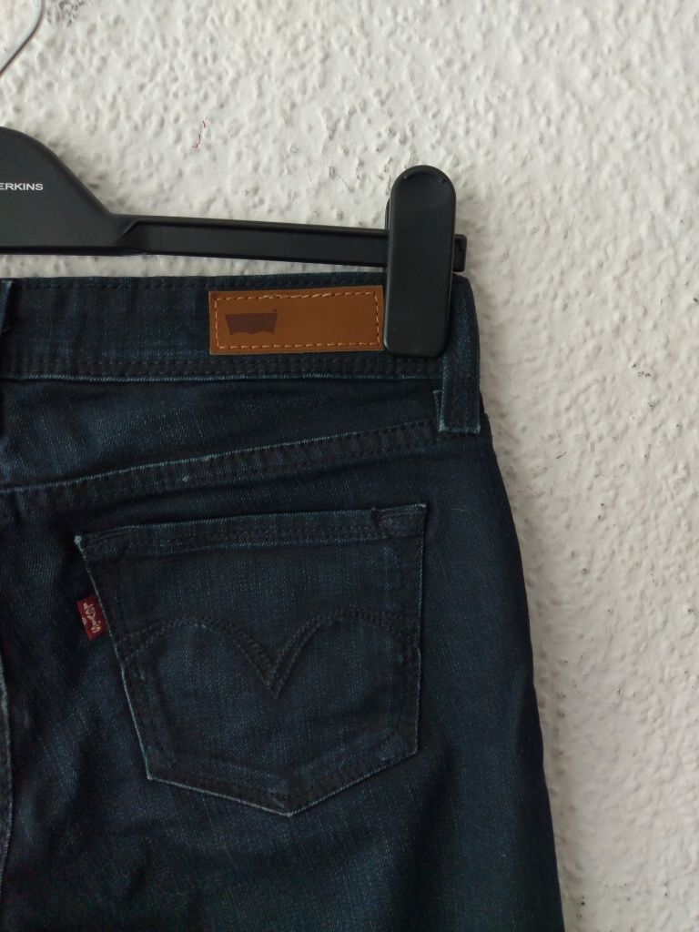 Levi's
Ciemne jeansy
dżinsy low rise skinny fit XS S 34 36 3/26