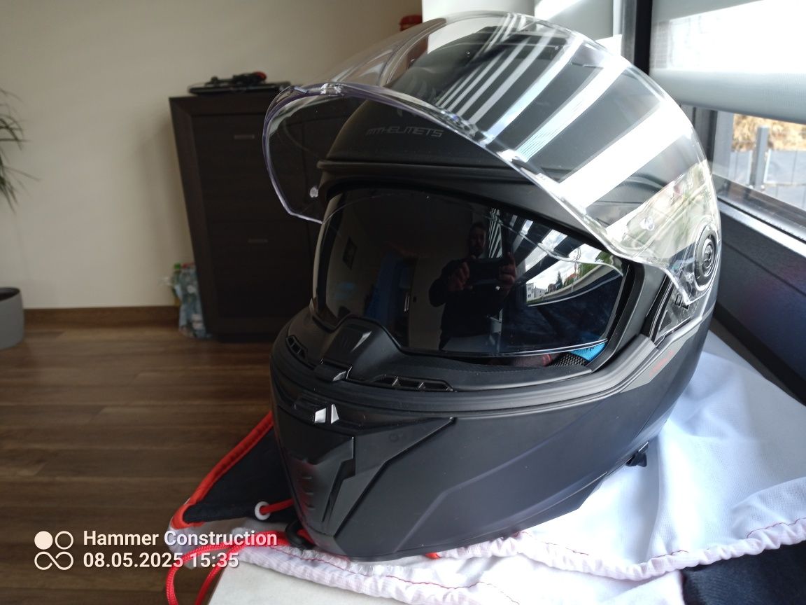 MT Helmets Atom 2 kask motocyklowy rozm. S szczękowy - stan bdb