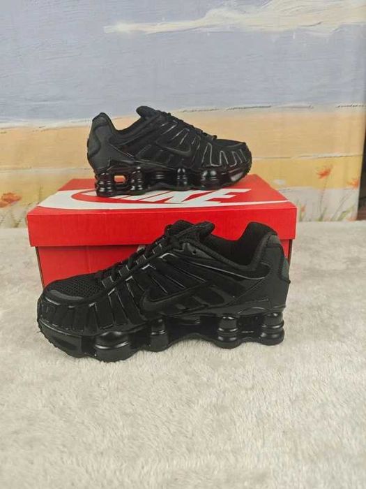 Nike Shox TL Czarny Metal Hematyt  Biegania / Rozmiar 41