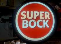 Reclame Publicidade Super Bock Dupla face Iluminado.