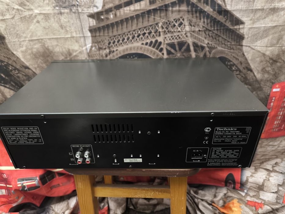 Magnetofon dwukasetowy Technics RS-TR474 M2 + dokumenty